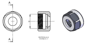 Imagem do Porca para Pinça