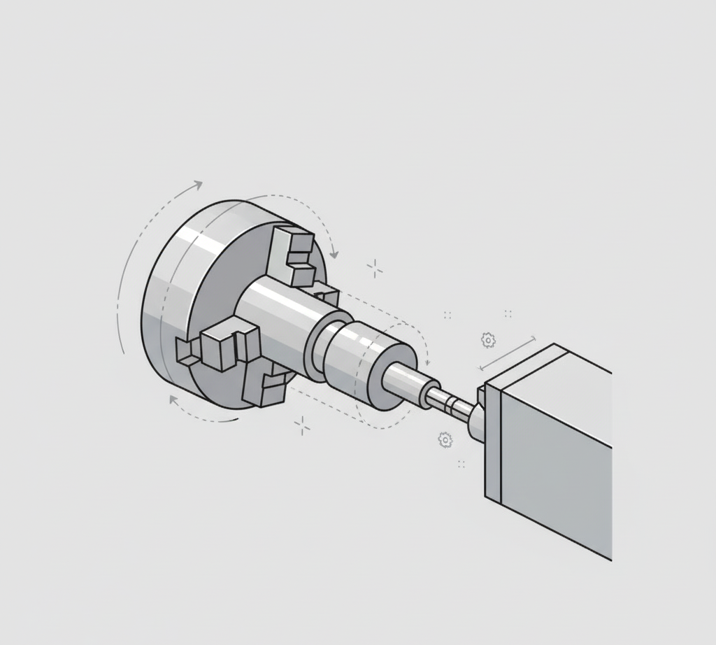 serviços de torno cnc para eixo de precisão